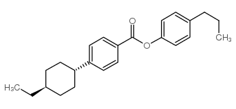 4-Propylphenyl-4'-trans-ethylcyclohexyl benzoate Structure