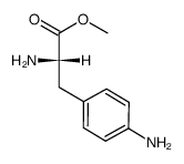 methyl 4-amino-L-phenylalaninate结构式
