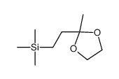 trimethyl-[2-(2-methyl-1,3-dioxolan-2-yl)ethyl]silane结构式