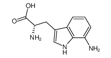 7-amino-L-tryptophan结构式