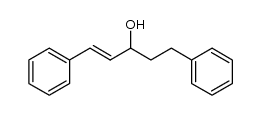 1,5-diphenylpent-1-en-3-ol Structure