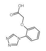 [2-(4H-1,2,4-Triazol-4-yl)phenoxy]acetic acid Structure