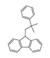 9-(2-methyl-2-phenylpropyl)fluorene结构式