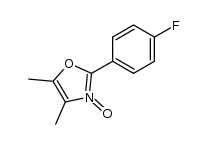 2-(4-fluorophenyl)-4,5-dimethyloxazole 3-oxide结构式