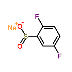 Sodium 2,5-difluorobenzenesulfinate Structure