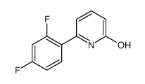 6-(2,4-difluorophenyl)-1H-pyridin-2-one结构式