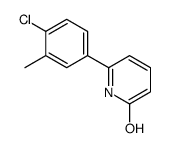 6-(4-chloro-3-methylphenyl)-1H-pyridin-2-one结构式