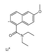 lithium,N,N-diethyl-6-methoxy-2H-naphthalen-2-ide-1-carboxamide Structure
