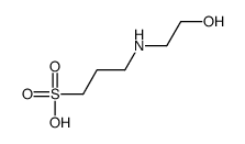 3-(2-hydroxyethylamino)propane-1-sulfonic acid Structure