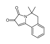 5,5-dimethyl-6H-pyrrolo[2,1-a]isoquinoline-2,3-dione结构式