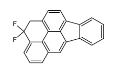 2,2-difluoro-1,2-dihydroindeno(1,2,3-cd)pyrene Structure