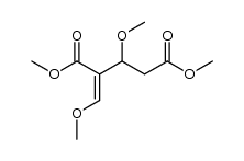 methyl 3,5-dimethoxy-4-carbomethoxypent-4-enoate Structure