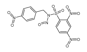2,4-dinitro-N-(4-nitrobenzyl)-N-nitrosobenzenesulfonamide Structure
