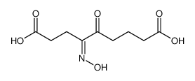 4-hydroxyimino-5-oxo-nonanedioic acid结构式