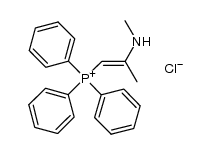 β-(N-methylamino)-1-propenyltriphenylphosphonium chloride结构式