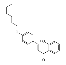 3-(4-hexoxyphenyl)-1-(2-hydroxyphenyl)prop-2-en-1-one Structure