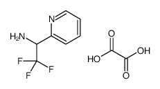 oxalic acid,2,2,2-trifluoro-1-pyridin-2-ylethanamine Structure