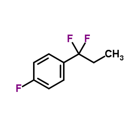 1-(1,1-Difluoropropyl)-4-fluorobenzene Structure