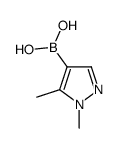 1,5-dimethyl-1H-pyrazol-4-ylboronic acid Structure
