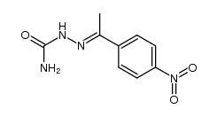 (E)-2-(1-(4-nitrophenyl)ethylidene)hydrazinecarboxamide Structure