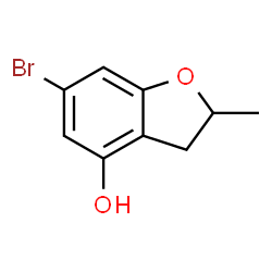 6-bromo-2-methyl-2,3-dihydrobenzofuran-4-ol Structure