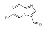 6-Bromoimidazo[1,2-a]pyrazine-3-carbaldehyde structure