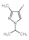 4-iodo-1-isopropyl-3-methyl-1H-pyrazole(SALTDATA: FREE)结构式