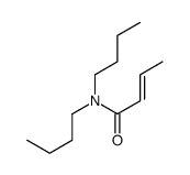 N,N-dibutylbut-2-enamide Structure