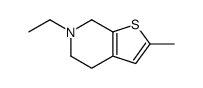 Thieno[2,3-c]pyridine, 6-ethyl-4,5,6,7-tetrahydro-2-methyl- (9CI) picture