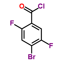 4-Bromo-2,5-difluorobenzoic acid chloride structure