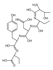 (2S)-2-[[(2S)-2-[[(2S)-4-amino-2-[[(2S)-2-[[(2S,3R)-2-amino-3-hydroxybutanoyl]amino]butanoyl]amino]-4-oxobutanoyl]amino]-3-(4-hydroxyphenyl)propanoyl]amino]butanoic acid Structure