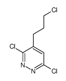 3,6-dichloro-4-(3-chloropropyl)pyridazine Structure