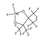 2,2-difluoro-4,4,5,5-tetrakis(trifluoromethyl)-1,3,25-dioxaphospholane Structure
