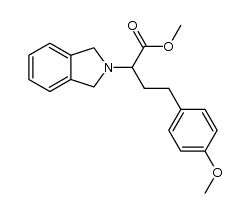 2-N-isoindolinyl-4-(4'-methoxyphenyl)butanoic acid methyl ester Structure