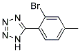 5-(2-BROMO-4-METHYLPHENYL)-1H-TETRAZOLE结构式