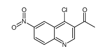 1-(4-chloro-6-nitroquinolin-3-yl)ethanone结构式
