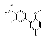 4-(5-fluoro-2-methoxyphenyl)-2-methoxybenzoic acid Structure