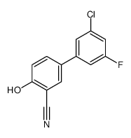 5-(3-chloro-5-fluorophenyl)-2-hydroxybenzonitrile结构式