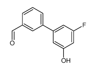 3-(3-fluoro-5-hydroxyphenyl)benzaldehyde结构式