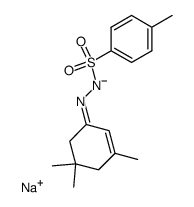 3,5,5-Trimethyl-2-cyclohexenone tosylhydrazone sodium salt结构式