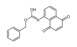 5-(N-carbobenzyloxyamino)-1,4-naphthoquinone Structure
