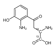 2-amino-4-(2-amino-3-hydroxyphenyl)-4-oxobutanoic acid Structure