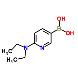 [6-(Diethylamino)-3-pyridinyl]boronic acid Structure