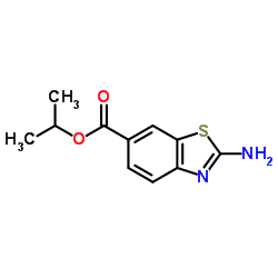 2-AMINO-BENZOTHIAZOLE-6-CARBOXYLIC ACID ISOPROPYL ESTER Structure