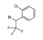 1-(1-bromo-2,2,2-trifluoroethyl)-2-chlorobenzene Structure