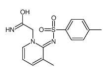 (E)-2-(3-Methyl-2-(tosylimino)pyridin-1(2H)-yl)acetamide结构式