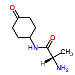 N-(4-Oxocyclohexyl)alaninamide结构式