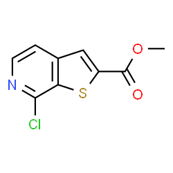 Methyl 7-chlorothieno[2,3-c]pyridine-2-carboxylate结构式