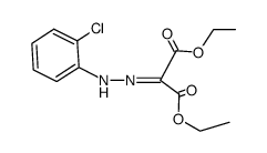 2-(2-Chlorophenyl)hydrazonomalonic acid diethyl ester Structure