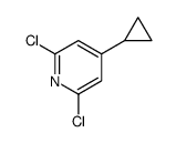 2,6-dichloro-4-cyclopropylpyridine结构式